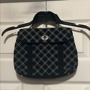 Vera Bradley Black and White Quilted Hand Bag